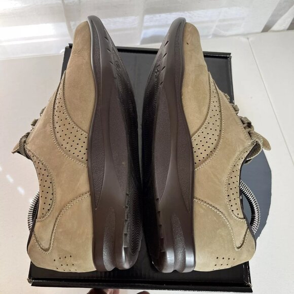 SAS Walk Easy Orthopedic Cofort Shoes Womens Size 9 N Tan Nubuck Oxford GUC - Picture 6 of 9